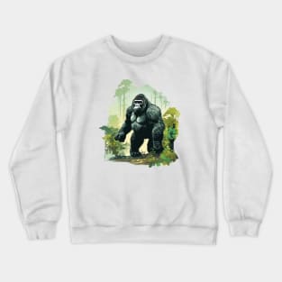 Black Gorilla Crewneck Sweatshirt